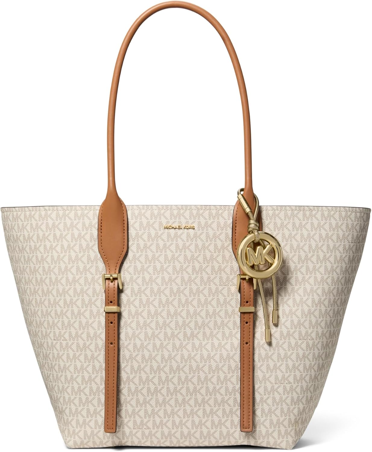 Michael Kors MK Metal Circle Bubble Charm, Gold-Tone Hardware/Key Charm/Pale Gold - Image 3