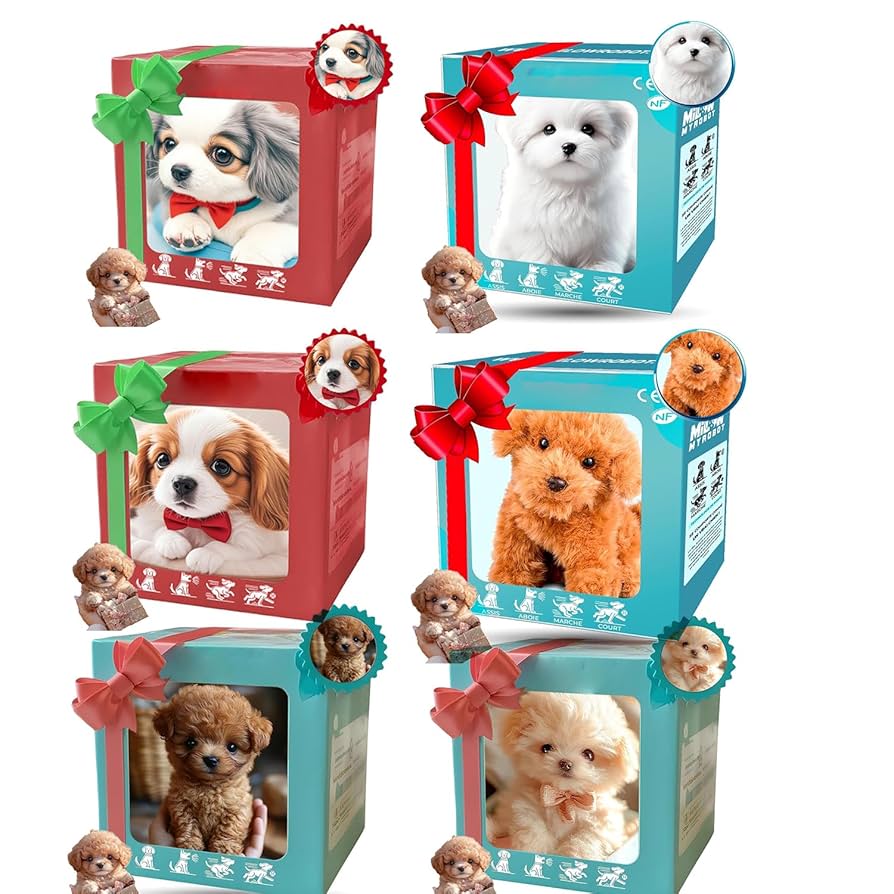 Amazon.co.jp: [qiukala]子犬型ペットロボット スマートAI