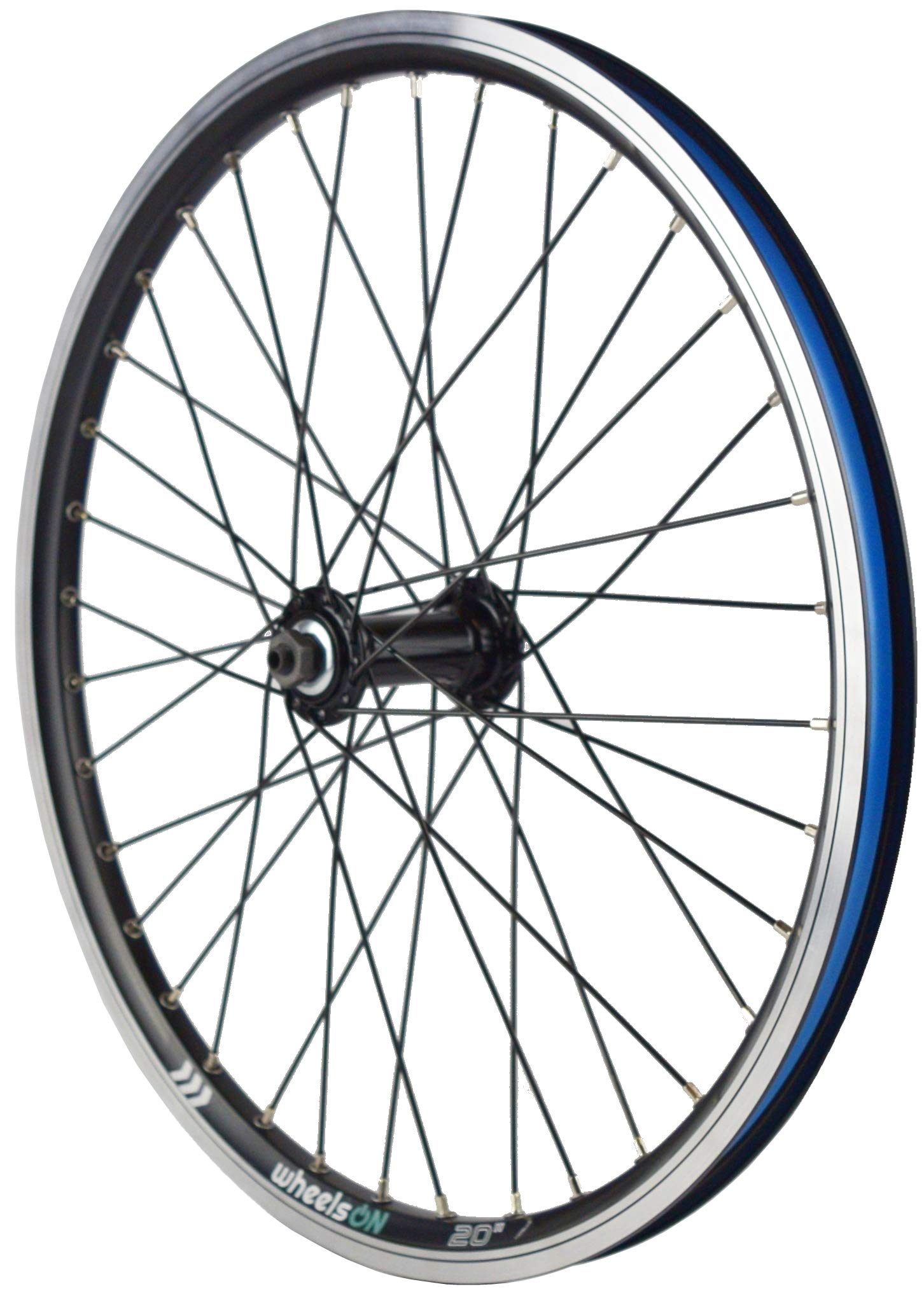 Buy wheelsON 20 inch Front Wheel Folding Bike RimBrakes 36H Black Quick Release Online at