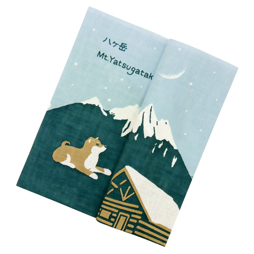 HAMAMONYO Tenugui libro 'Shiba-Inu Climbing Tour'