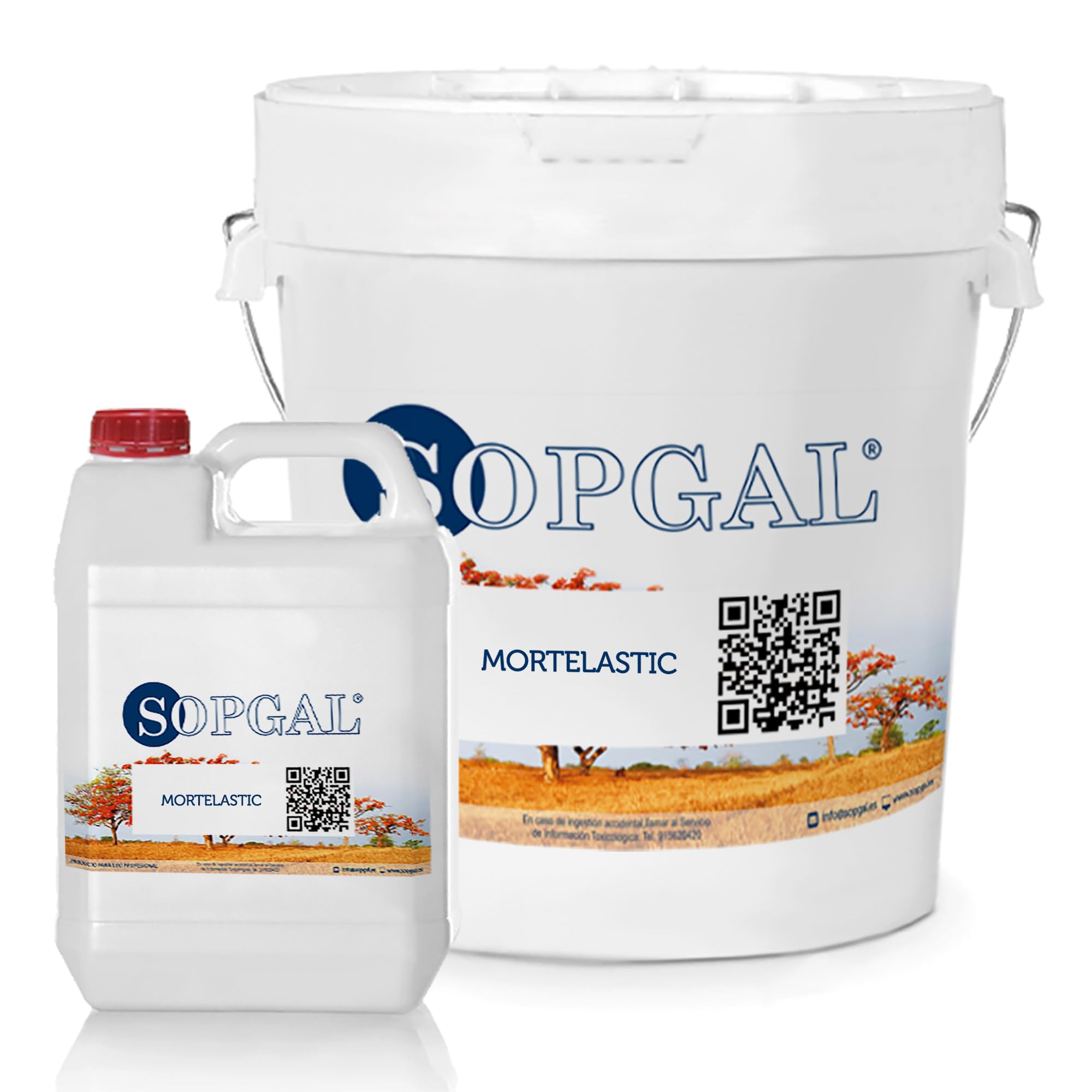 Mortelastic Mortero Impermeabilizante Elástico 25+8kg Piscinas Terrazas
