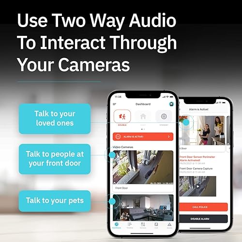 Miniatura 6 de abode Cam 2  Cámara de seguridad conectada WiFi para interiores y exteriores con video a todo color con poca luz detección de movimiento y voz