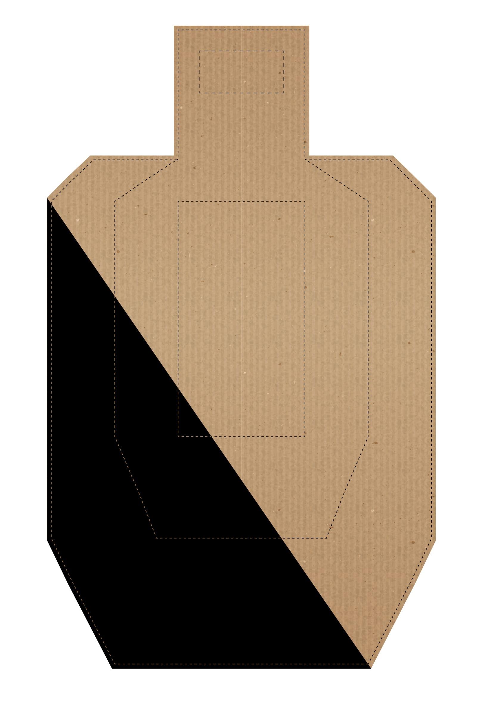Official USPSA/IPSC Cardboard Torso Targets - Made in USA