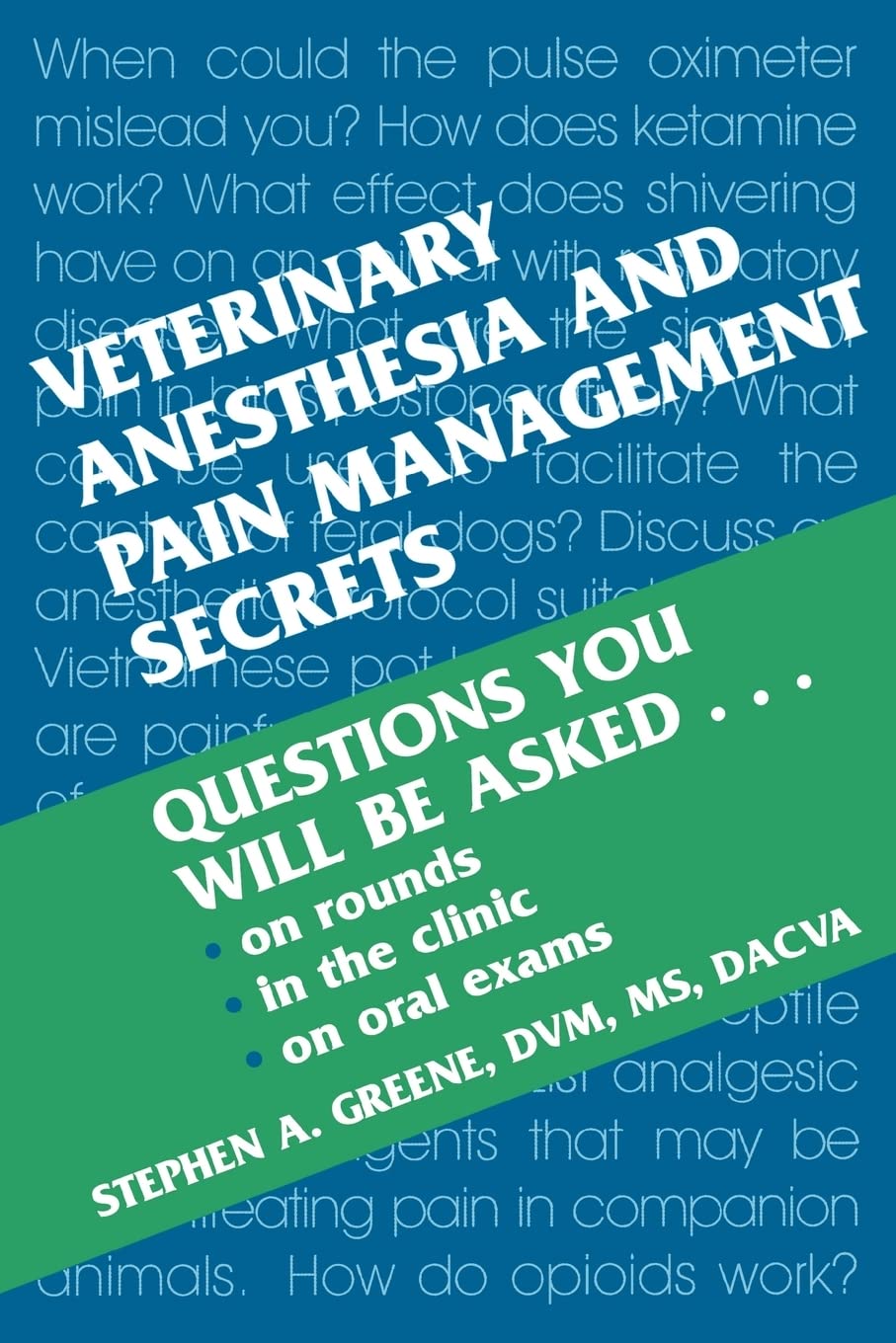 Buy Veterinary Anesthesia and Pain Management Secrets — BookShops.in