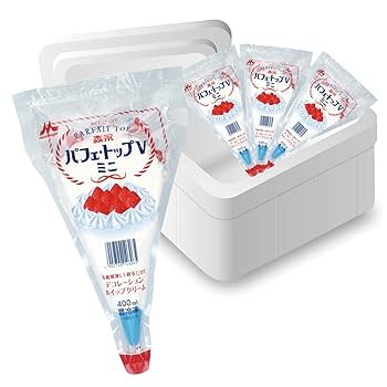 Amazon.co.jp: [冷凍] 森永 ホイップクリーム パフェトップVミニ