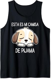 Sleepy dog Pajama, spanish Pijama cute sleeping dog Tank Top