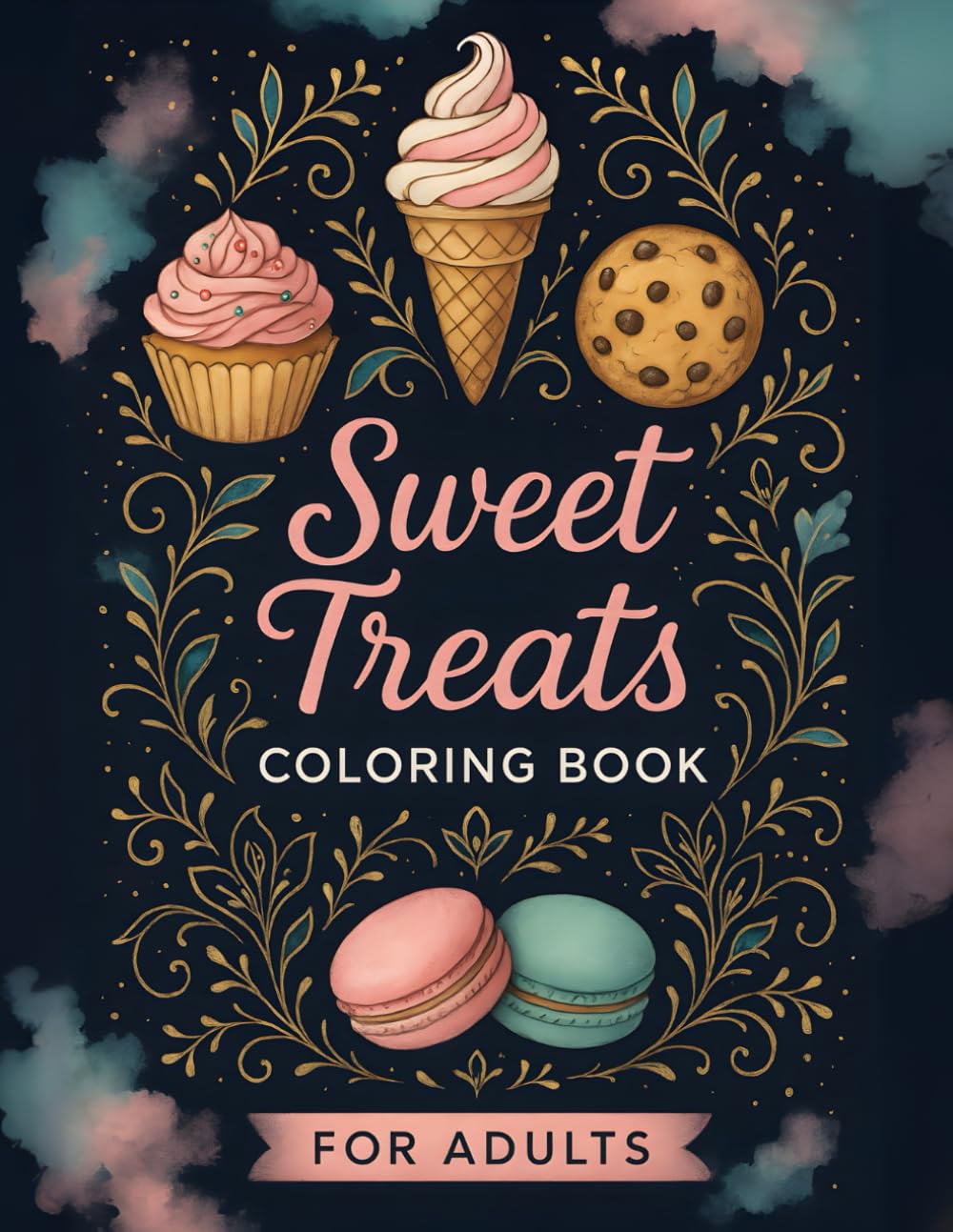 A Sweet Treats Coloring Book with Intricate Mandalas and Patterns for Adults: Find Calm, Joy, and a Gentle Escape in Every Page