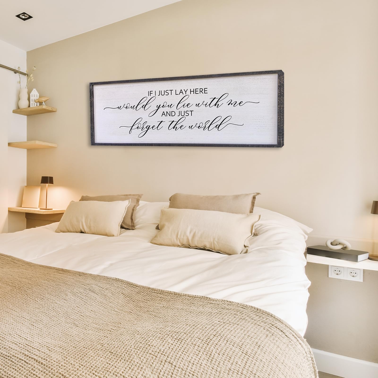 If I lay here... Would you lie with me and just Forget the World - Wall