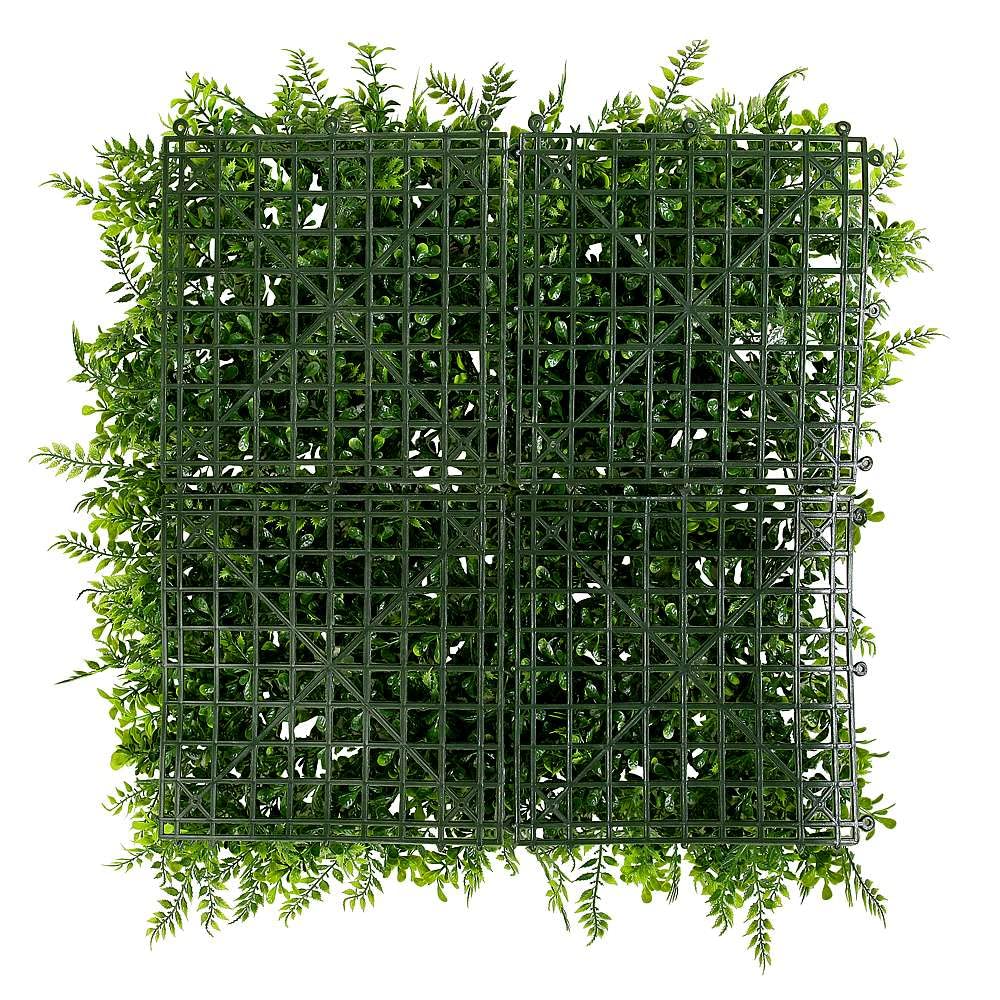 Amazon.de: Deco Woerner Deko-Buchsmatte Dummy Buchs-Farn-Paneel Kunstpaneel  Fake Plastik grn 50 x 50 cm