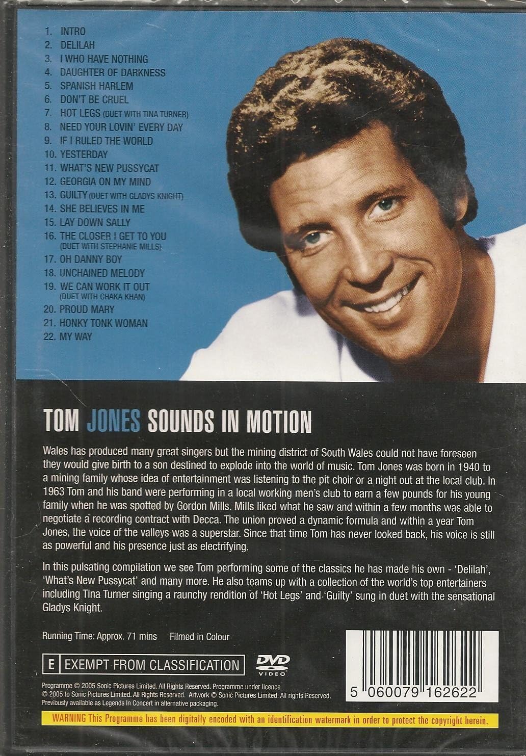 Tom Jones Sounds in Motion