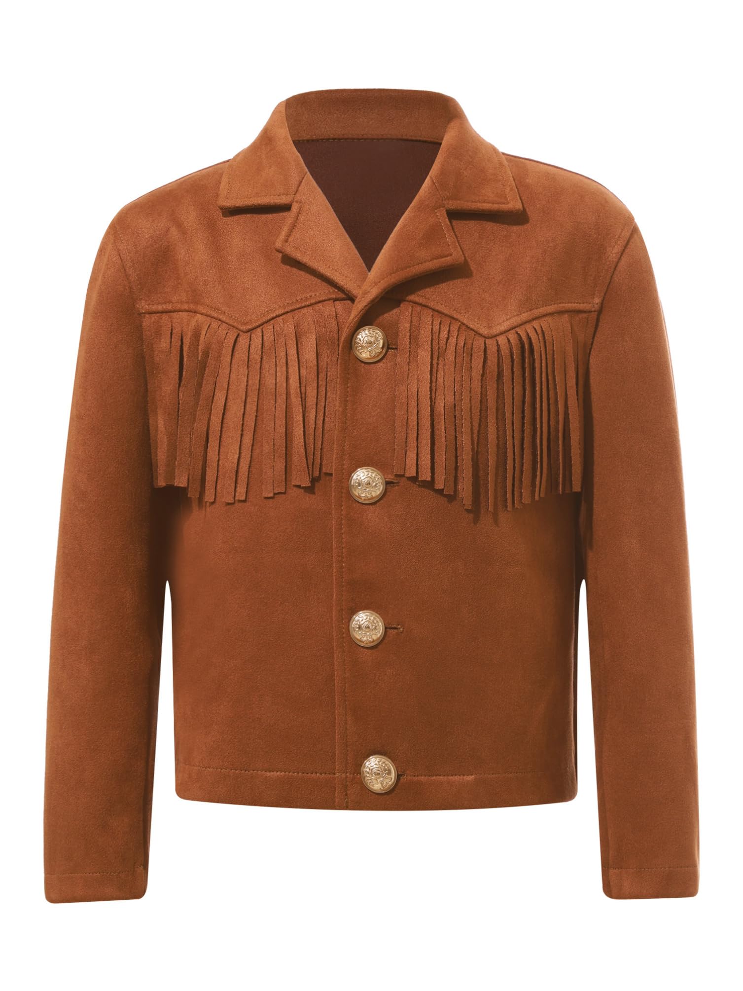 FRINGE VEST SET SUEDE JACKET ブラウンM Fringe Vest Women - Suede Leather Tassel Vest, Vintage