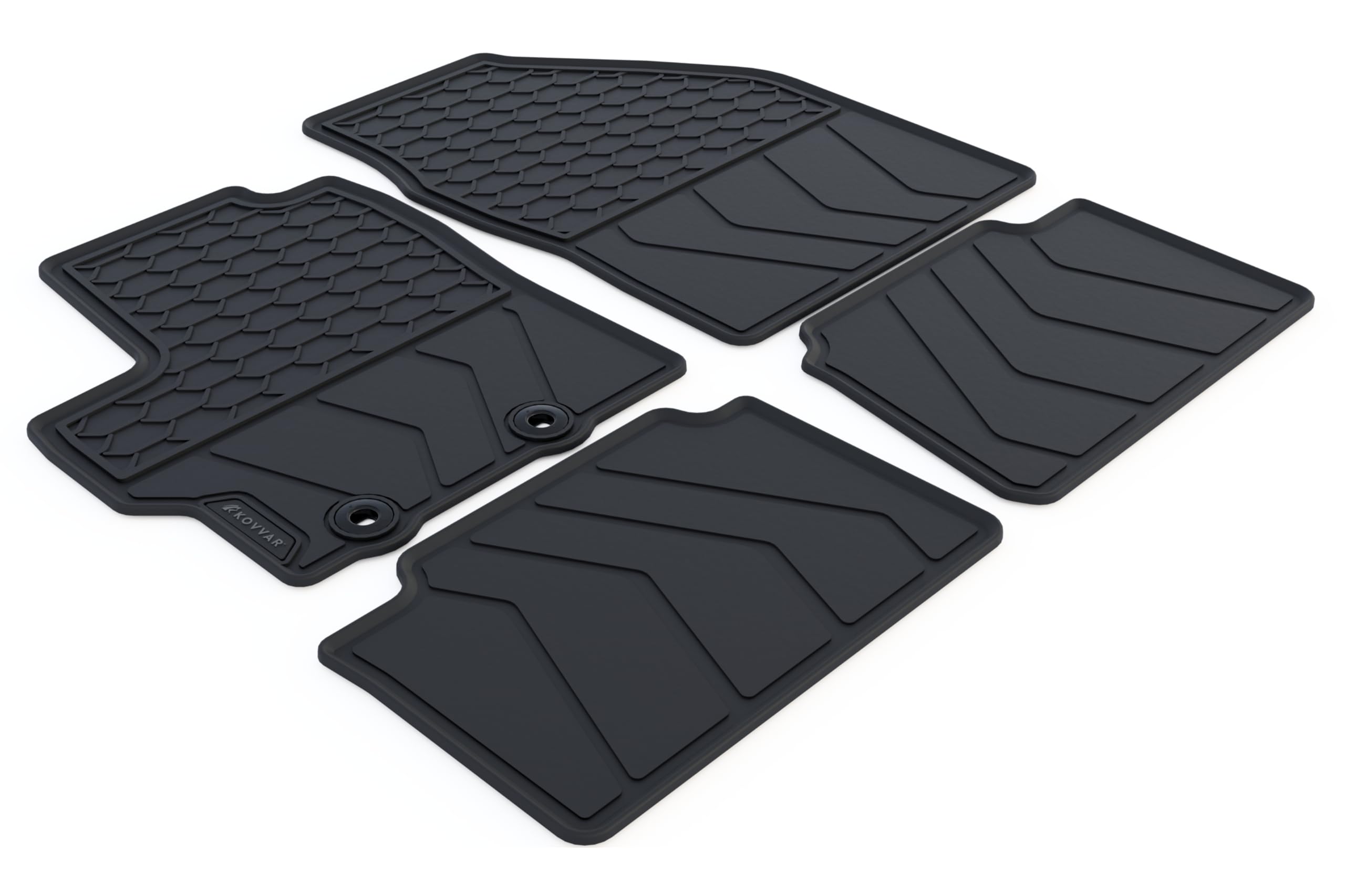 Tappetini per Auto in Gomma adatti per Toyota Yaris 4-2020 - 2026 Versione: Yaris | Cross - Serie: Gomma
