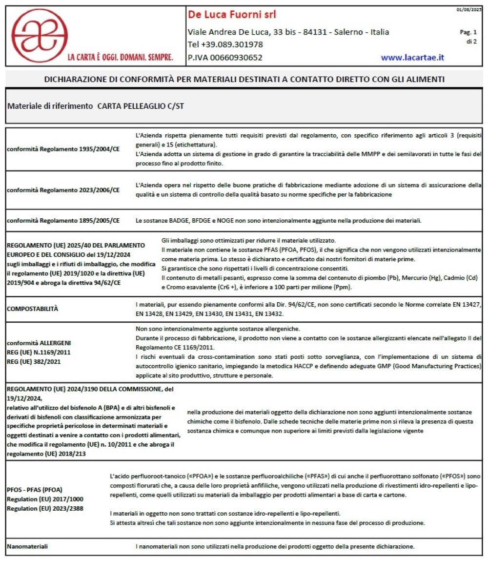 10 KG Fogli Carta PELLEAGLIO ELEGANCE GRANATA Incarto Alimenti 75x100 cm