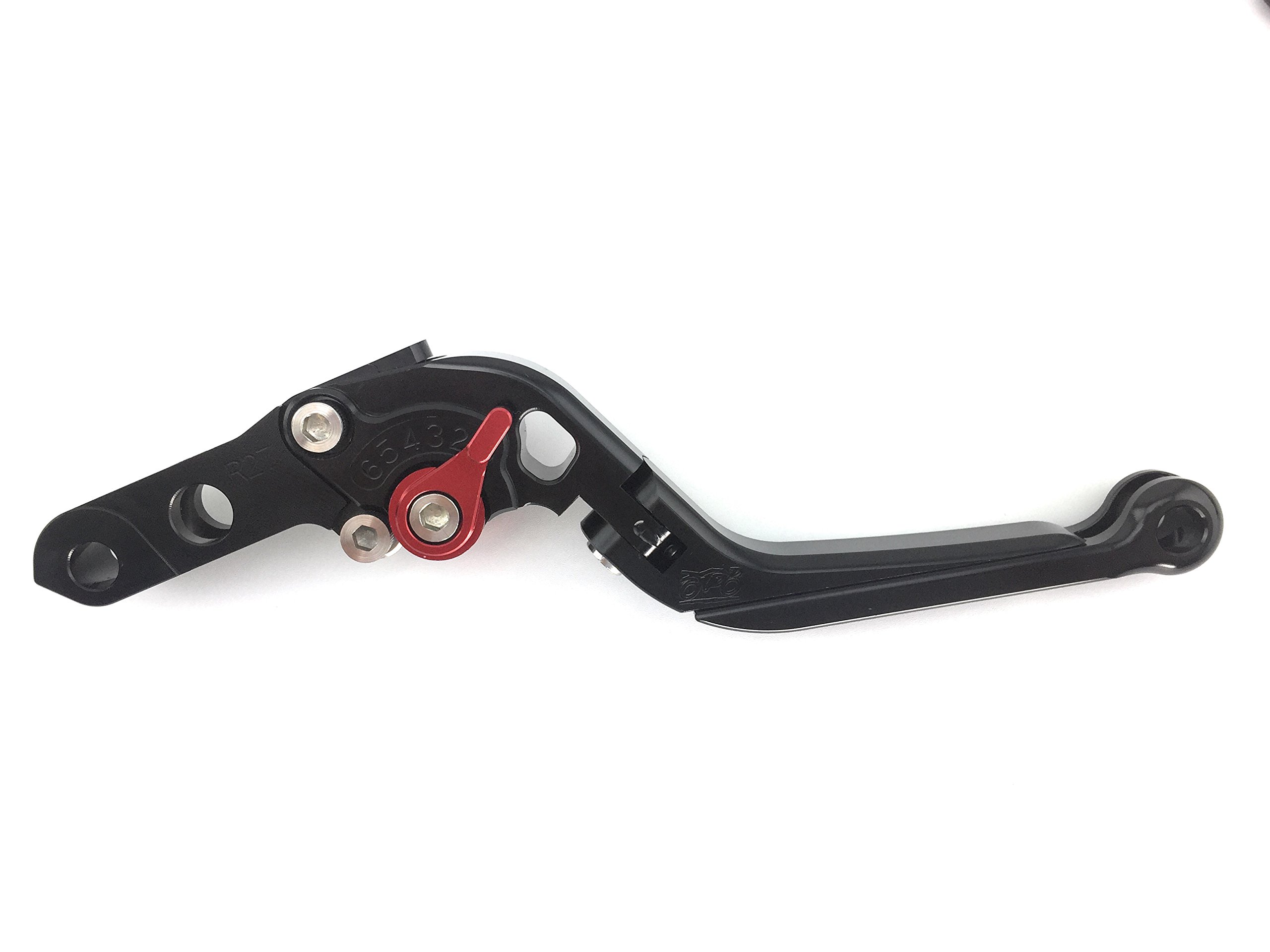 avdb-moto Coppia di leve regolabili e pieghevoli CNC Compatibile con Kawasaki GTR 1000 zg1000 Concorso 1992 – 2006