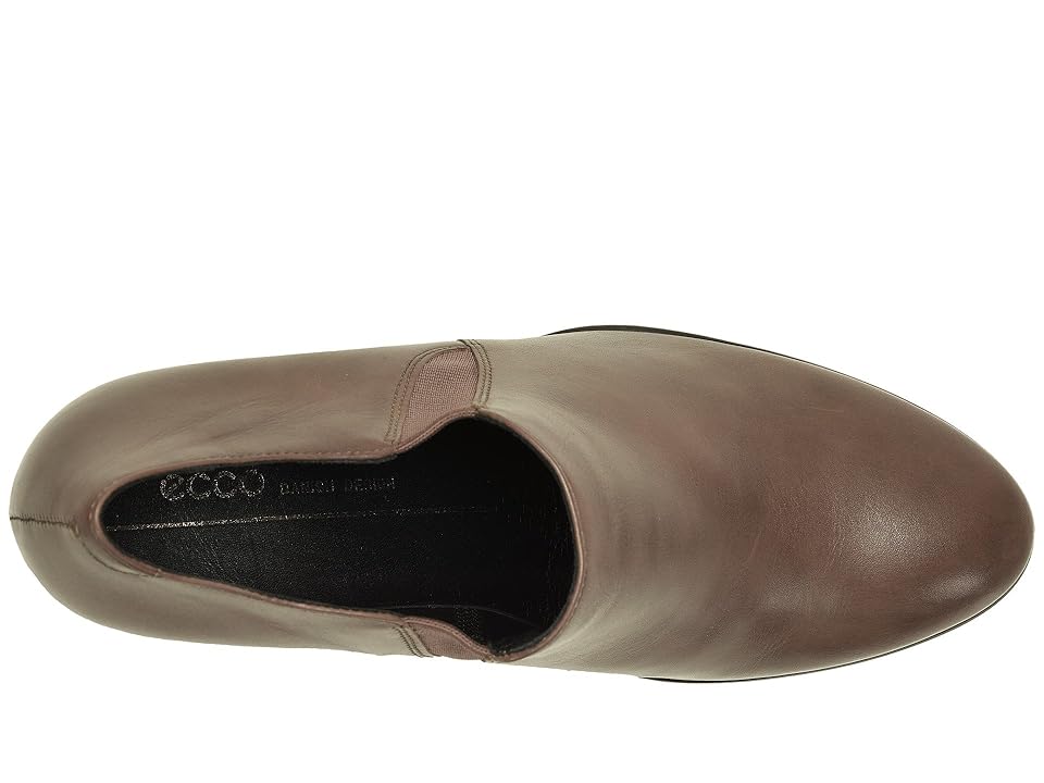 

ECCO Shape 55 Plateau Stack Shootie (Deep Taupe Calf Leather) High Heels, Brown