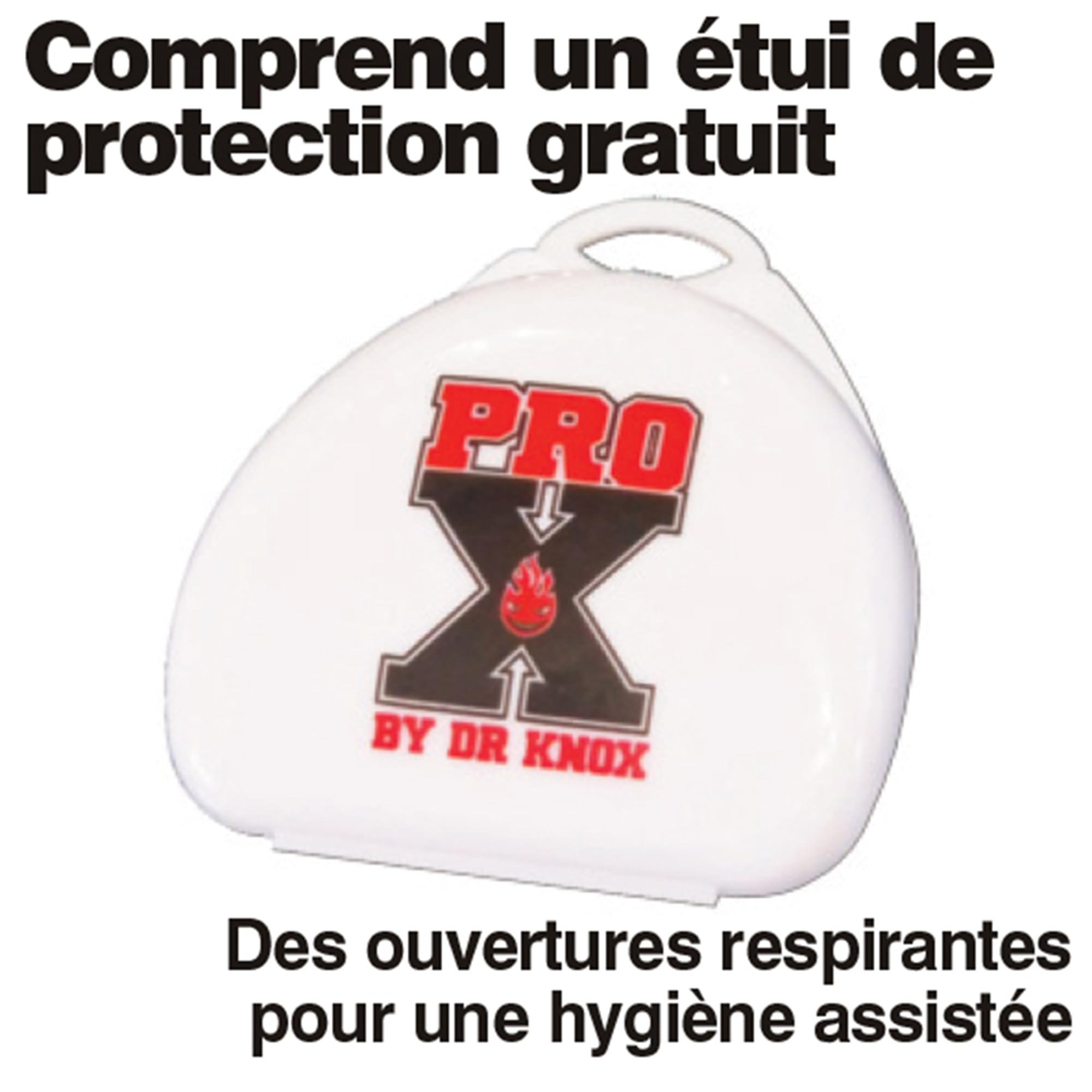 Dr Knox Protège-Dents Sportif Professionnel Double Épaisseur - Protecteur Dentaire de Qualité Supérieure, Thermoformable à Volonté pour Arts Martiaux, Karaté, et Sports de Contact 12 Ans + Or Noir