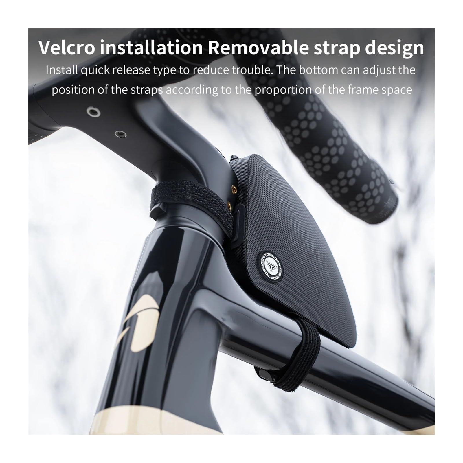 Xi Yu Borsa for tubo con telaio triangolare for bicicletta durevole e versatile da 1 pezzo