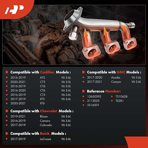 Miniatura 2 de A-Premium Sensor de temperatura del refrigerante del motor compatible con modelos Chevy, GMC, Cadillac y Buick, Blazer, Camaro, Colorado, Acadia,