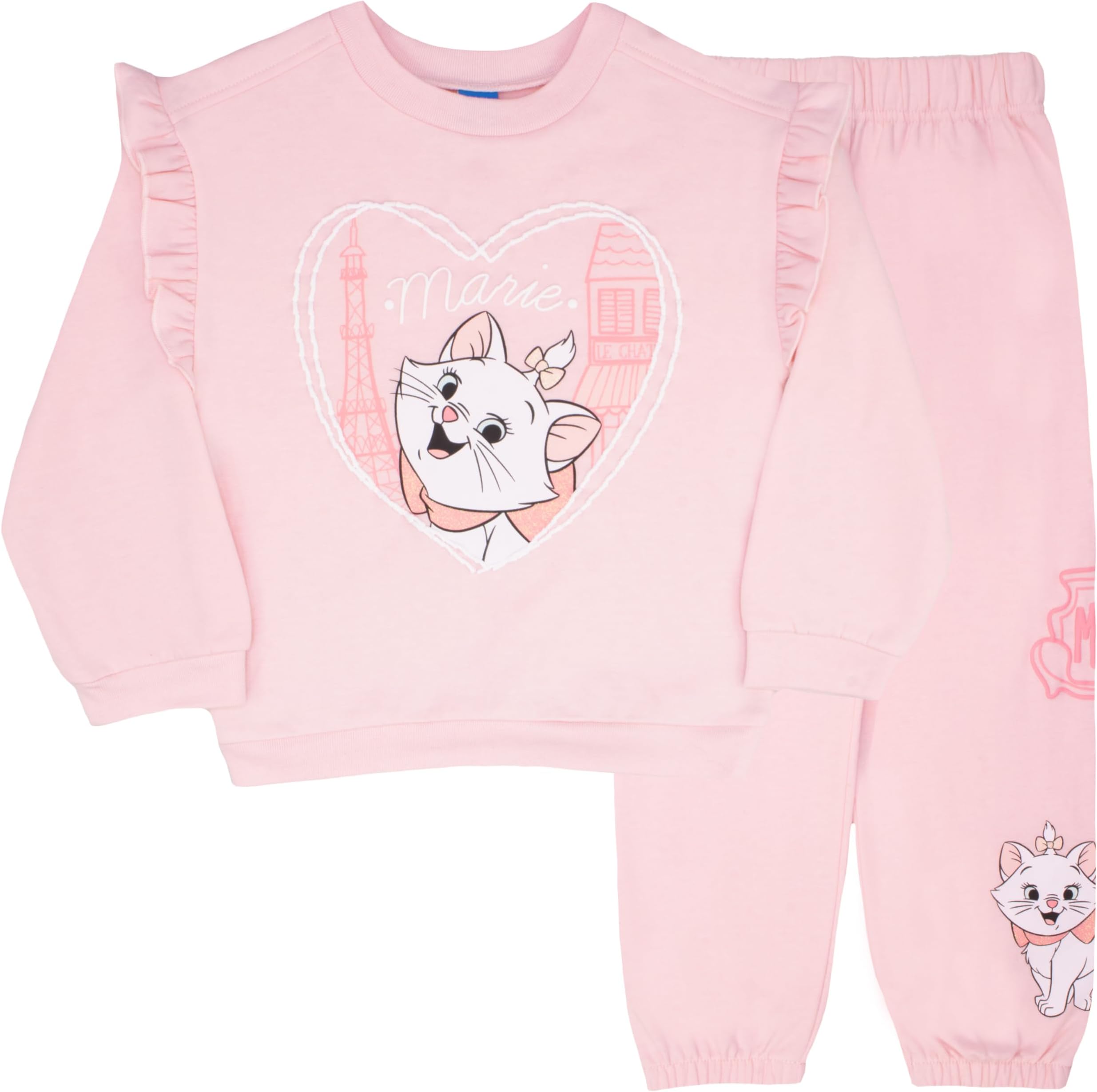 Disney Clothes Baby Girls Pant Set – Lilo & Stitch, Princess, Marie, Toy Story, Ariel, Minnie & Pooh (12M–24M)