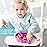 Bumkins Toddler and Baby Suction Plate, Silicone Divided Grip Dish, Babies and Kids, Baby Led Weaning, Children Feeding Supplies, Non Skid Sticky Bottom, Platinum Silicone, Ages 6 Months Up, Unicorn
