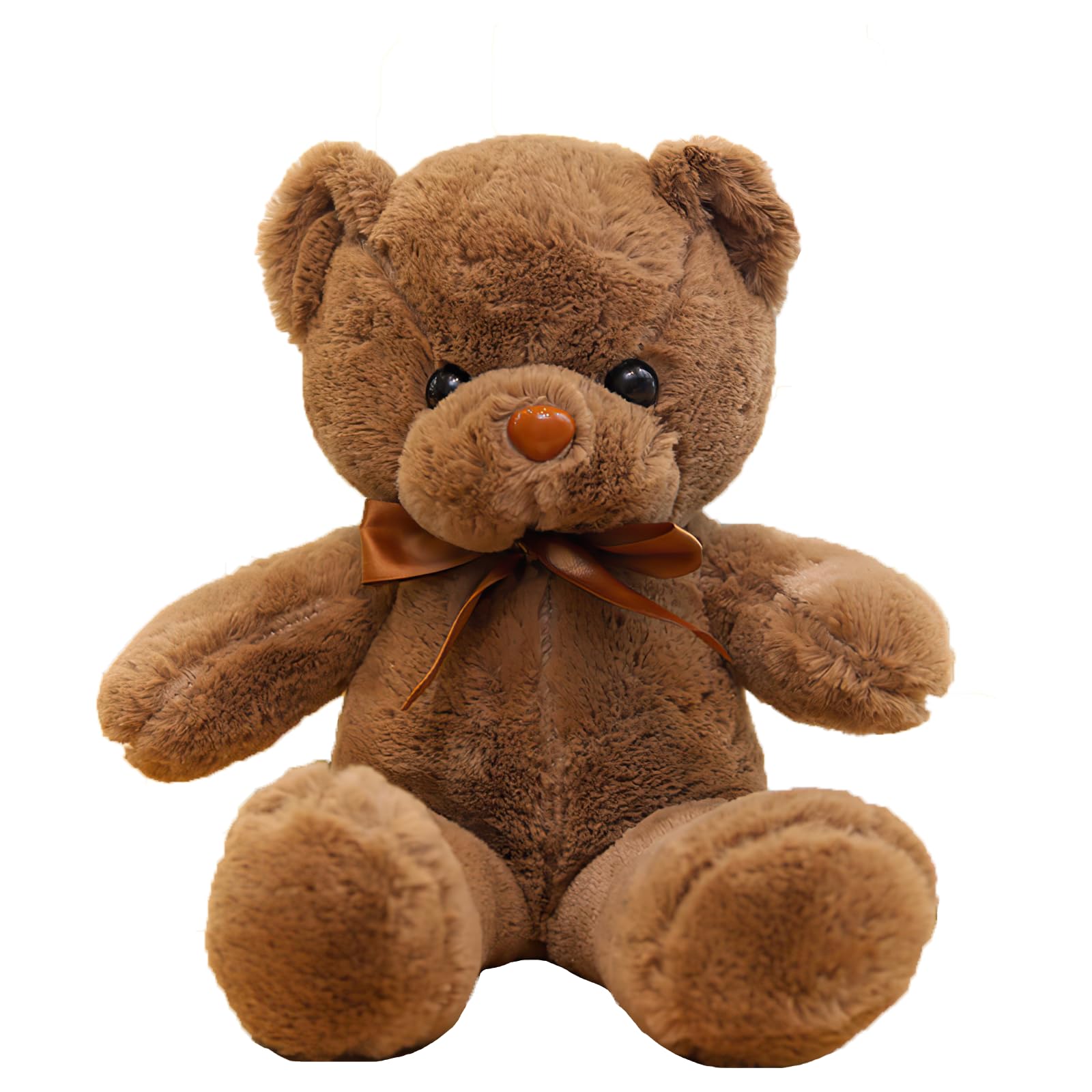 Brown Teddy Bear Stuffed Animals, 13" Soft Cuddly Stuffed Teddy Bear Plush Cute Plush Toys for Birthday Valentine's Day Wedding Christmas Party Gifts for Kids