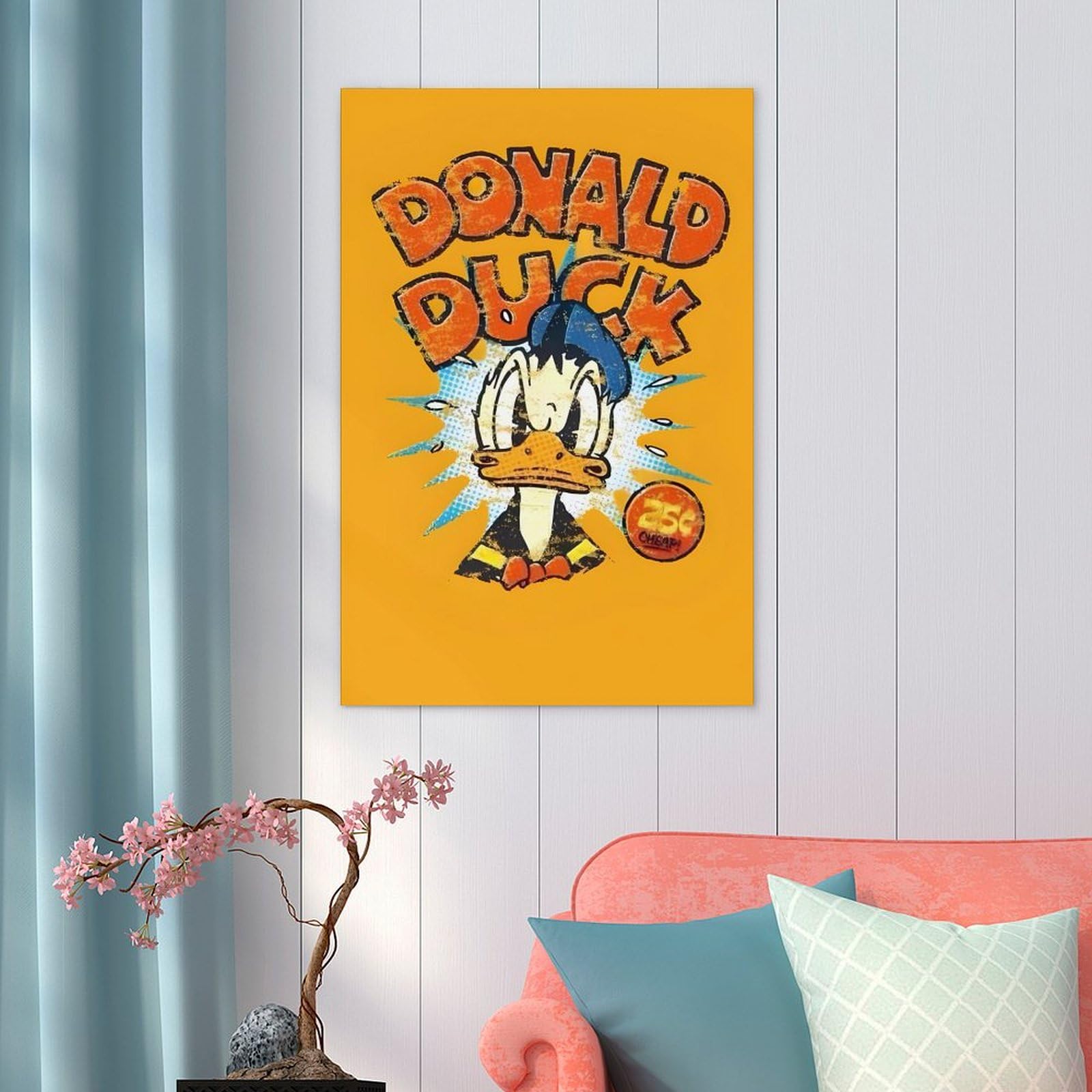 Amazon.co.jp: ドナルドダック ポスター 絵画 インテリア 壁紙用 壁紙