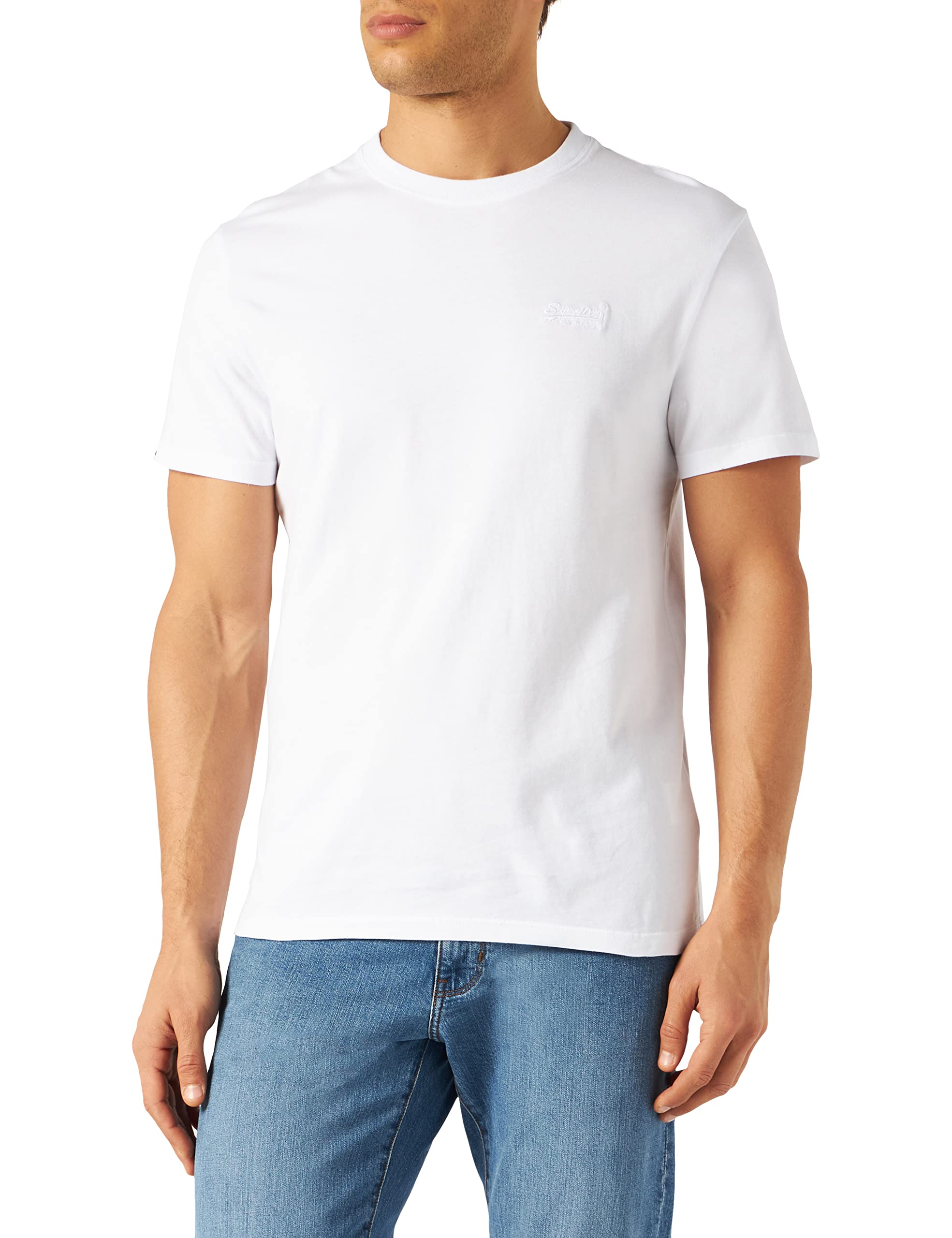 Superdry Men's Vintage Logo Emb Tee T-Shirt, Optic/Optic, XXL