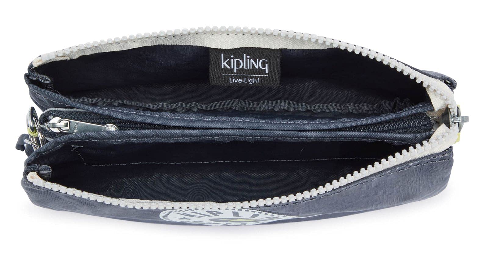 Kipling Creativity XL, Accesorio Billetera de Viaje Unisex Adulto, Pizarra Gris Bl, Talla única