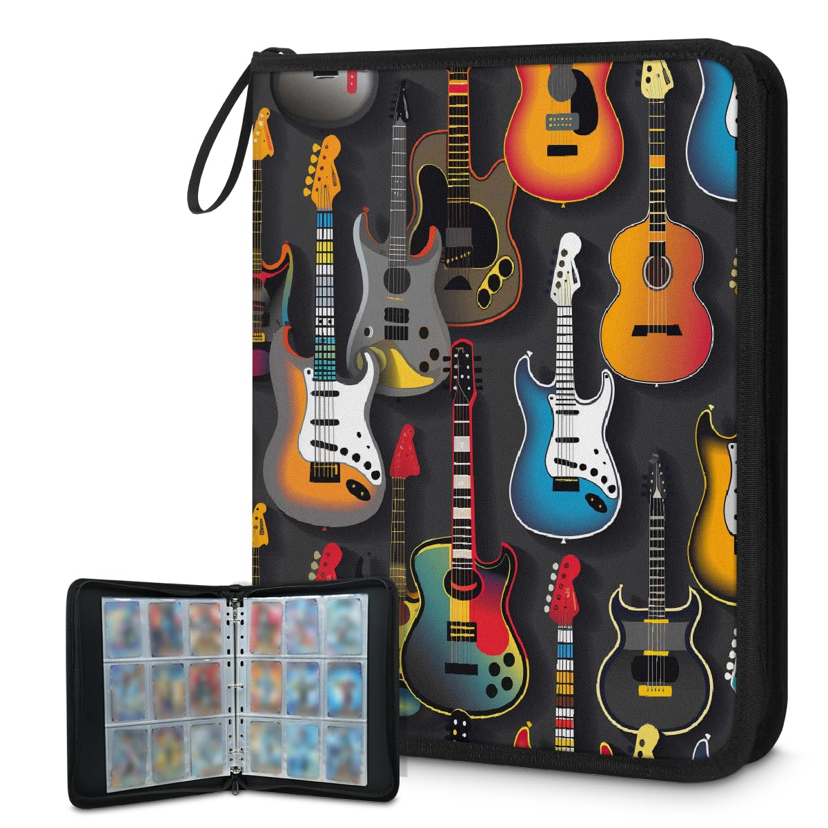 Classeur 900 cartes à 9 pochettes Mexpekil imperméable avec fermeture éclair