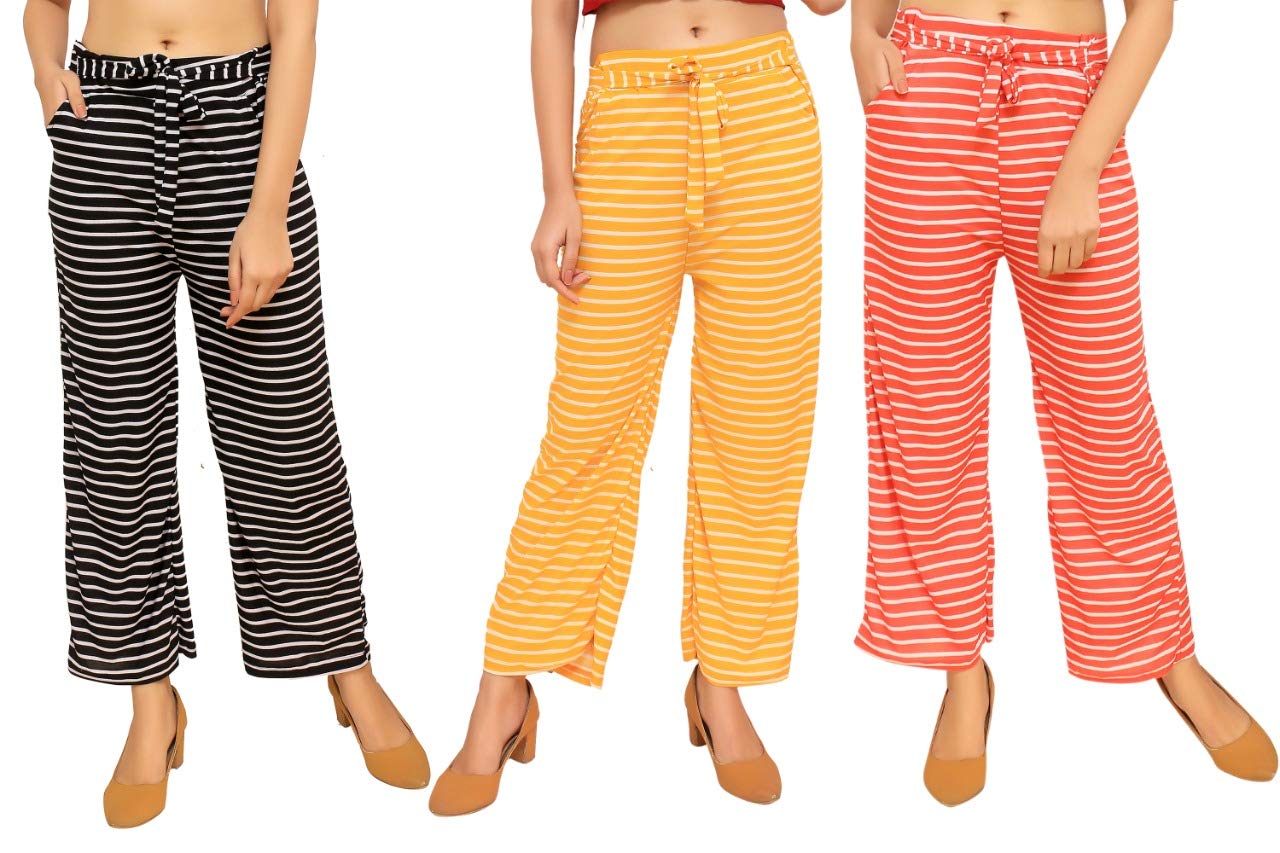 Girls Plazzo/Lower/Trouser Combo of 3