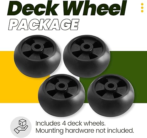 Miniatura 5 de KUAFU Juego de 4 ruedas de cubierta de 38 pulgadas, 42 pulgadas, 48 pulgadas, 54 pulgadas, compatible con John Deere AM125172 AM133602 AM116299