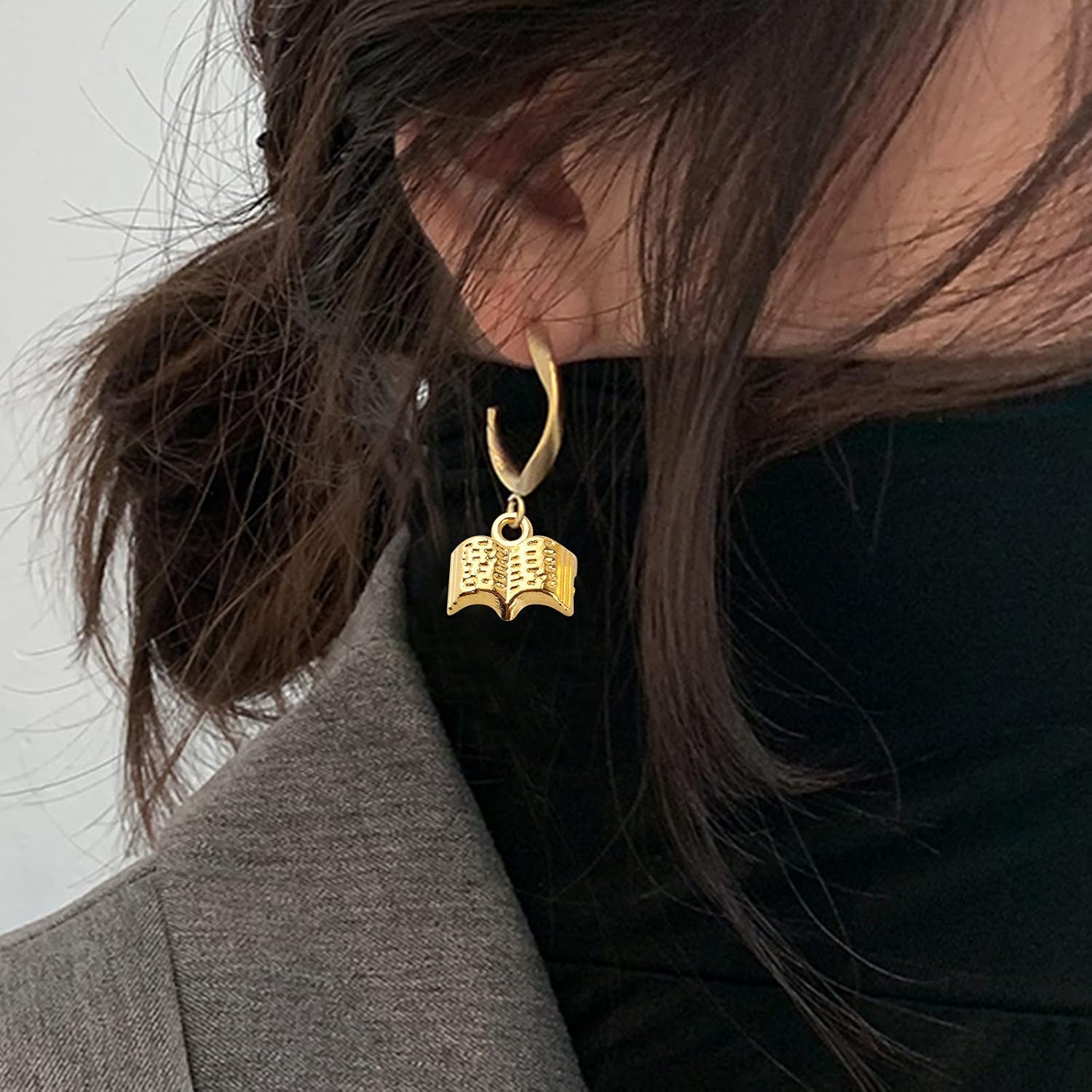 100pcs Open Books Charms Bible Book Charms Book Pendant Charm Craft Supplies for Jewelry DIY Necklace Bracelet Making Accessory - Image 6