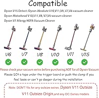 Vista 2 de REEYEAR Abrazadera de control de encendido y apagado compatible con Dyson Absolute/Motorhead V6 V8 V7 V10 V11 V15 Series Aspiradora, Dyson Trigger 1