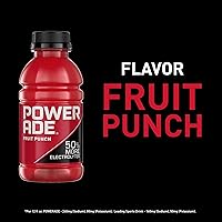 Vista 3 de Botellas de bebida POWERADE Ponche de frutas, 12 onzas líquidas, paquete de 8