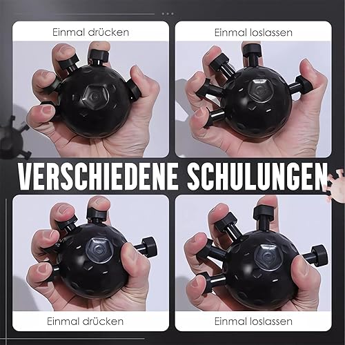 Miniatura 4 de Glitzgrip Arm Builder 2025 - Fortalecedor de bola de antebrazo y agarre de dedo, pelotas de ejercicio para fortalecer la muñeca, guitarra y agarre
