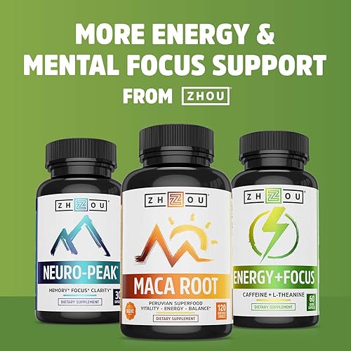 Miniatura 5 de Zhou Extracto de té verde con EGCG, metabolismo, energía natural, enfoque mental, apoyo inmunológico, fórmula cardíaca antioxidante y saludable, sin