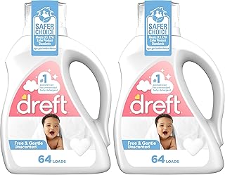 Dreft Liquid Laundry Baby Detergent Unscented