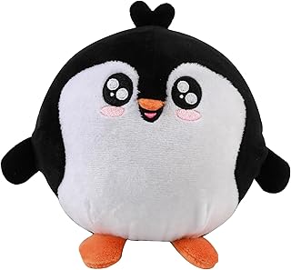 I-TOTAL® - Weiches Squishy Kissen aus Memory-Schaum 14 cm Durchmesser, Squishy Pillow (Penguin)