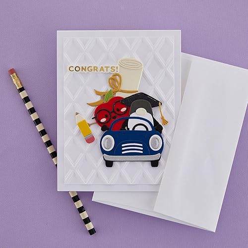 Miniatura 5 de Spellbinders Troqueles grabados para graduación S3-488 Gnome Drive