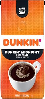 Ground Coffee, Dunkin' Midnight, 12 Oz Bag