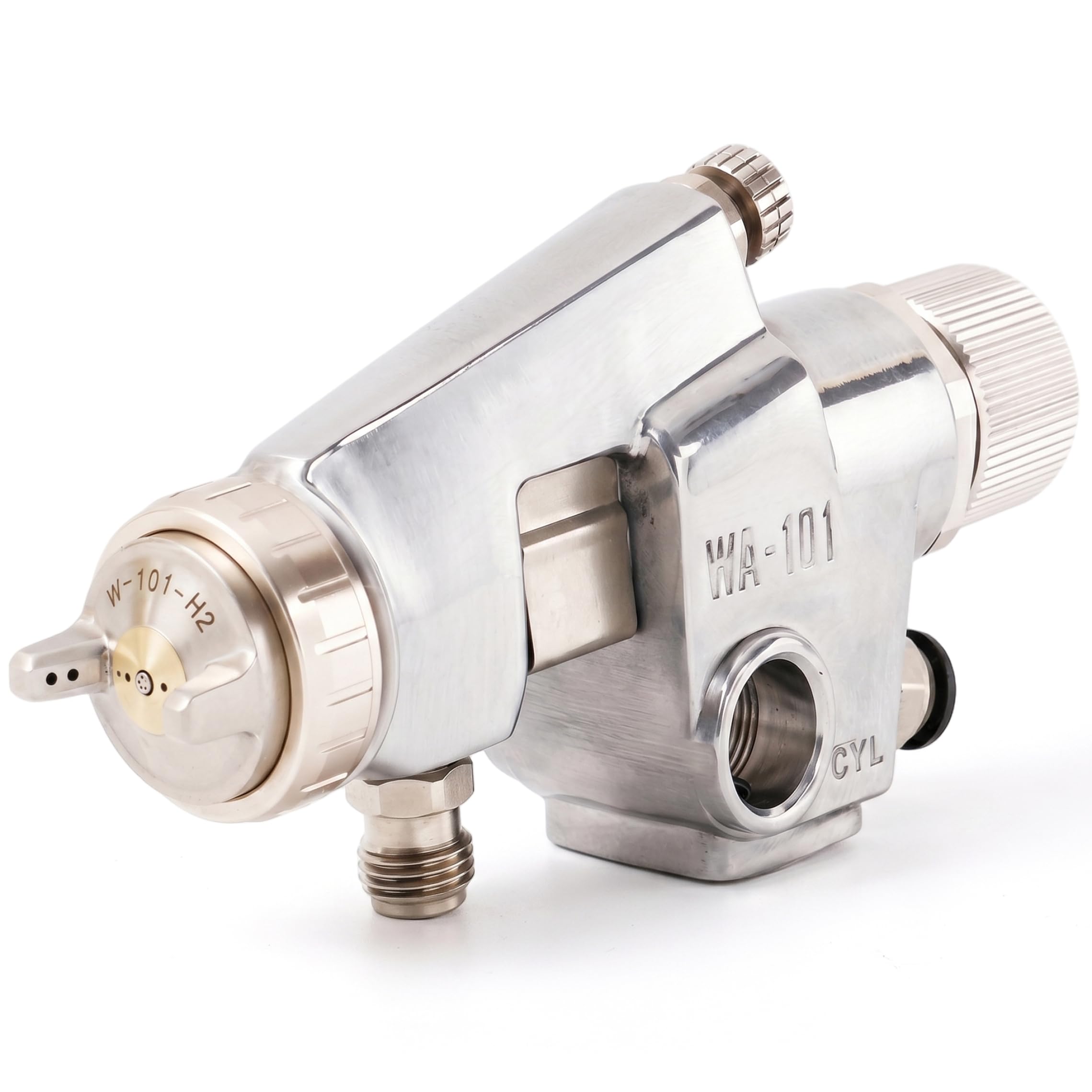 Automatic Spray Gun, High Atomization Pneumatic Paint Sprayer, 1.5mm Nozzle for Reciprocating Assembly Lines, Silver