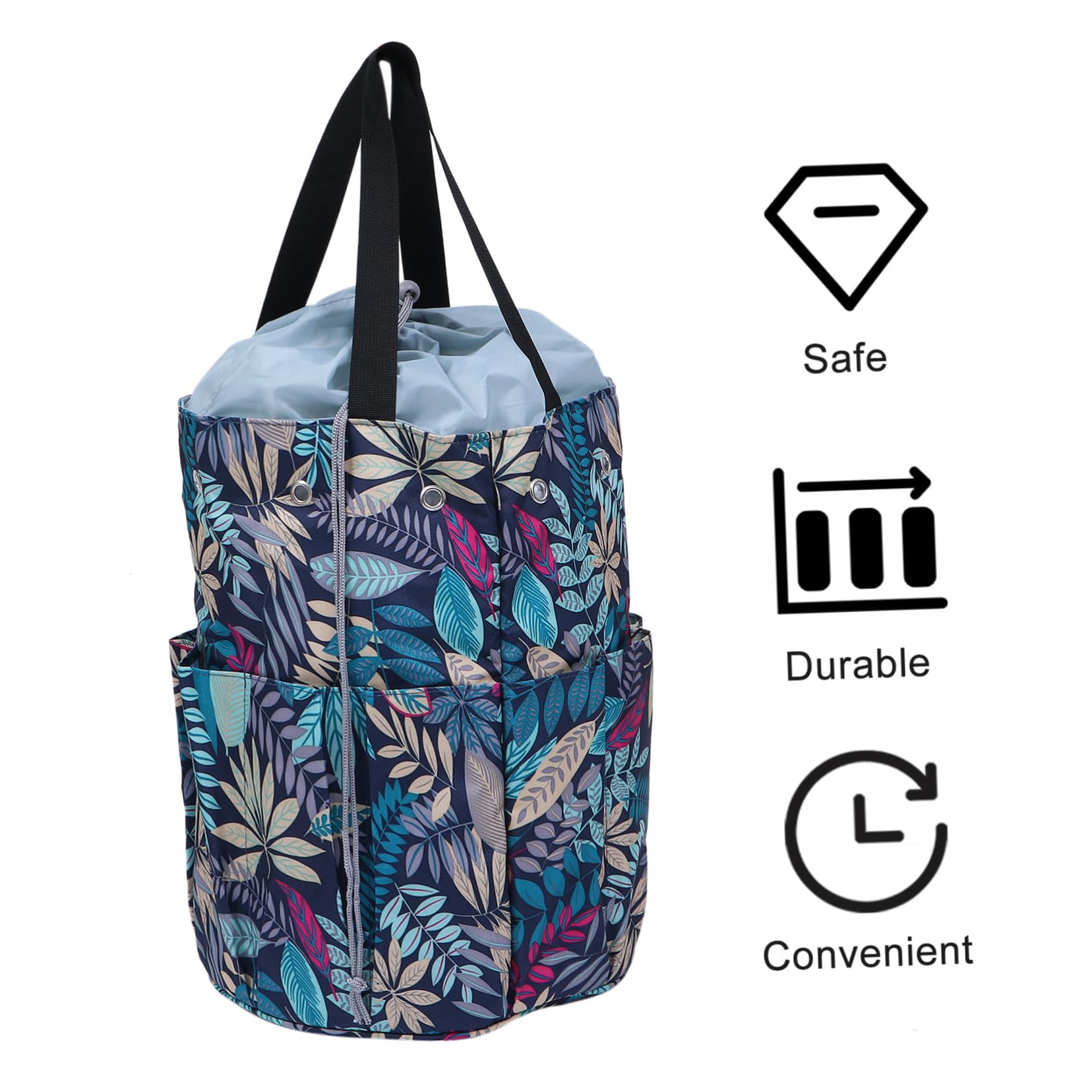 Multifunktionale Oxford Baumwolltasche mit Strapazierfähigem Garn organizer Praktische Aufbewahrungstasche für Strickzeug und Nähutensilien Tragbar und Langlebig