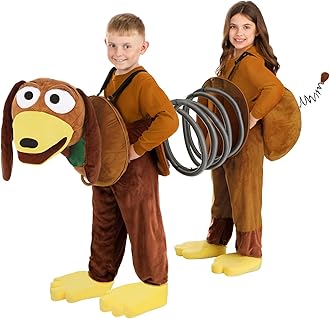 Pixar Kid's Toy Story Slinky Dog Costume, Disney Movie Halloween Costume for Boys and Girls