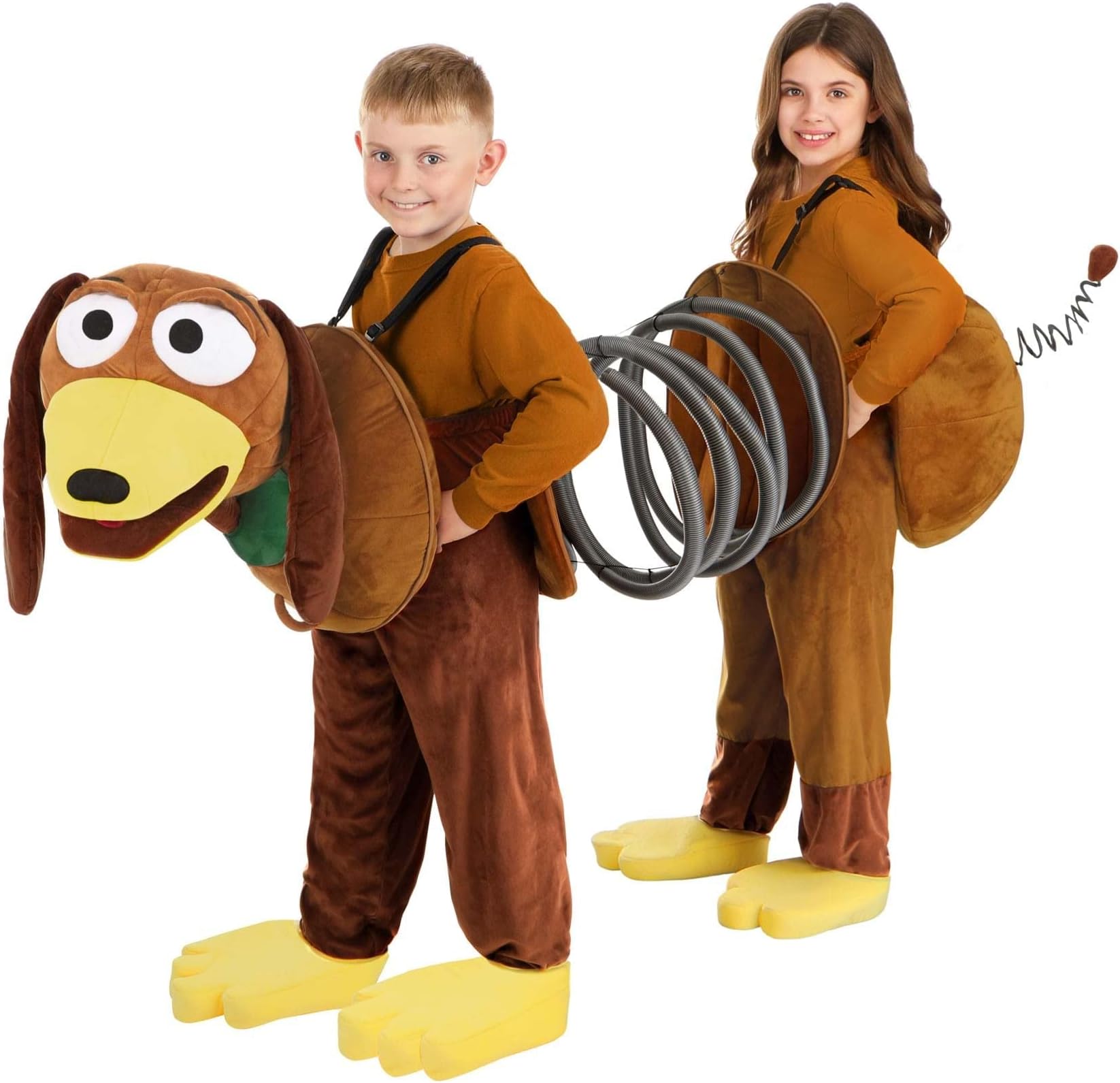 Pixar Kid's Toy Story Slinky Dog Costume, Disney Movie Halloween Costume for Boys and Girls