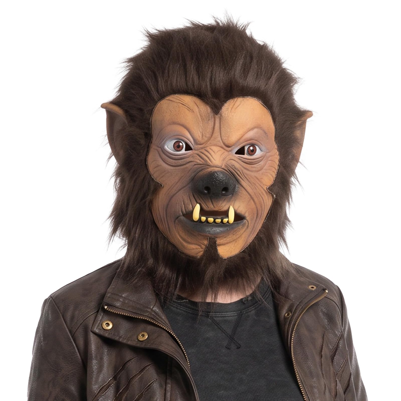 OhMill Werewolf Mask Furry Heads Wolf Head Mask Furry Lion King Costume