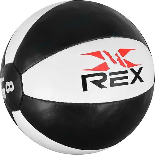 Miniatura 3 de Rex Sports Balón medicinal ideal para entrenamiento de fuerza y entrenamientos cardiovasculares, pelotas medicinales, pelota de entrenamiento pesado