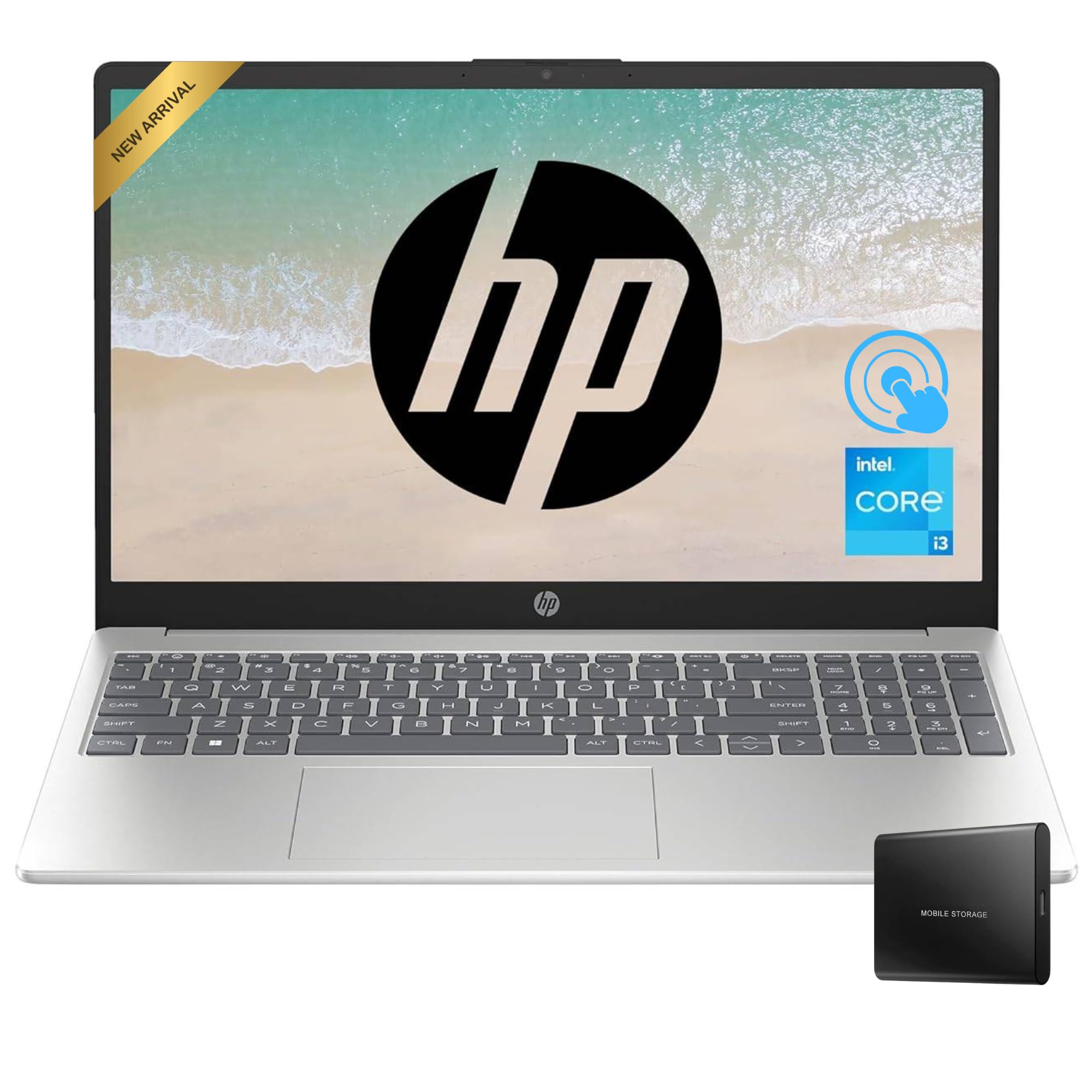 Amazon.co.jp: HP 15.6インチタッチスクリーンノートパソコン、32GB
