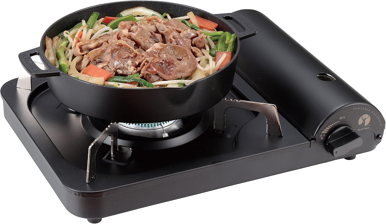 Captain Stag UG-3091 Genghis Khan Pot, Aluminum Die Casting, Fluorine Processed, 7.9 inches (20 cm)