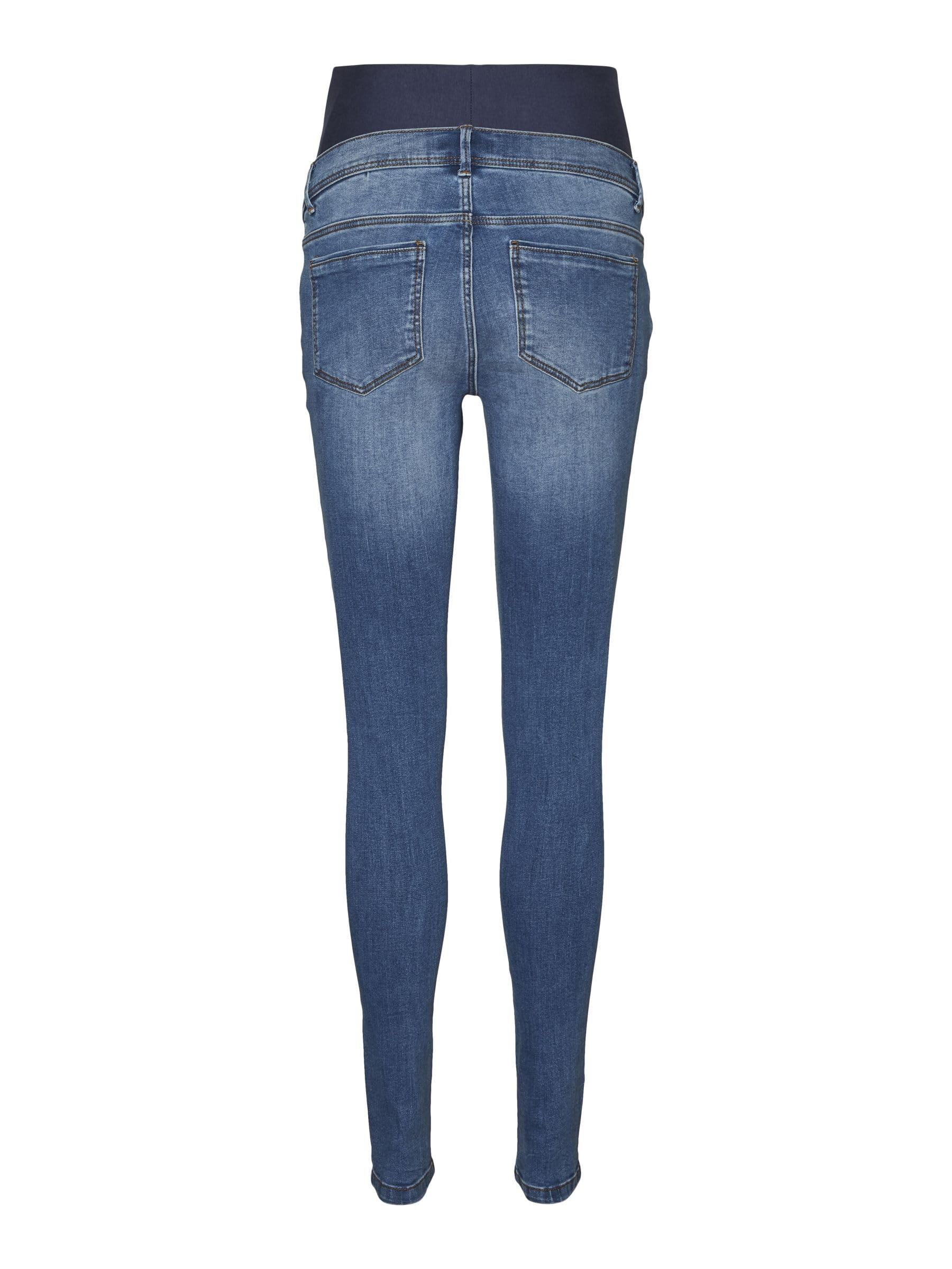 MAMALICIOUS Damen Jeanshose Mlmila Slim Medium Blue Jeans A. Noos