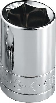SK Tools USA 1/2" Drive, 5/8", 12 Point, Standard Chrome Socket | 40120